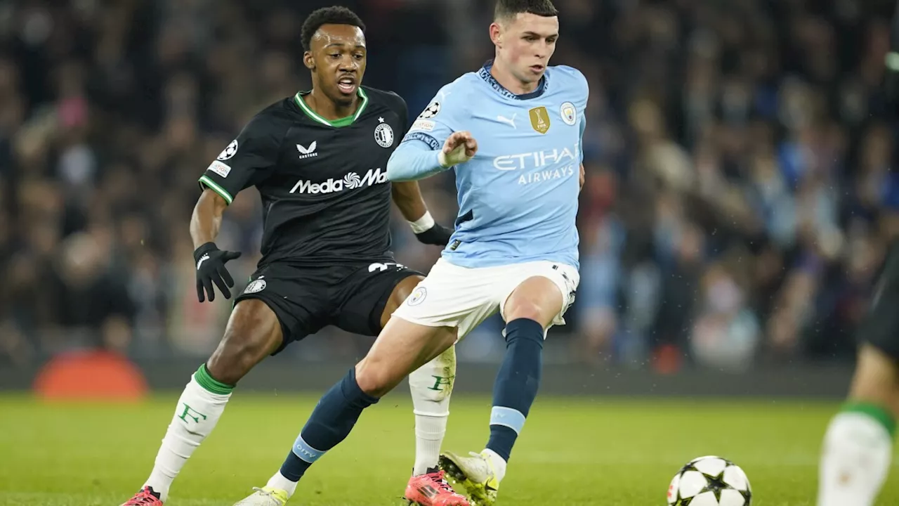 Foden and Ake to miss Man City's game at Crystal Palace