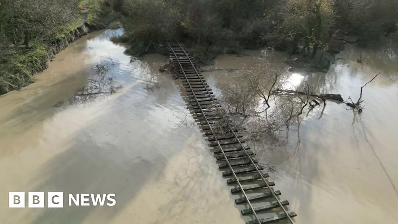 Devon rail line and cycle path damage not a quick fix