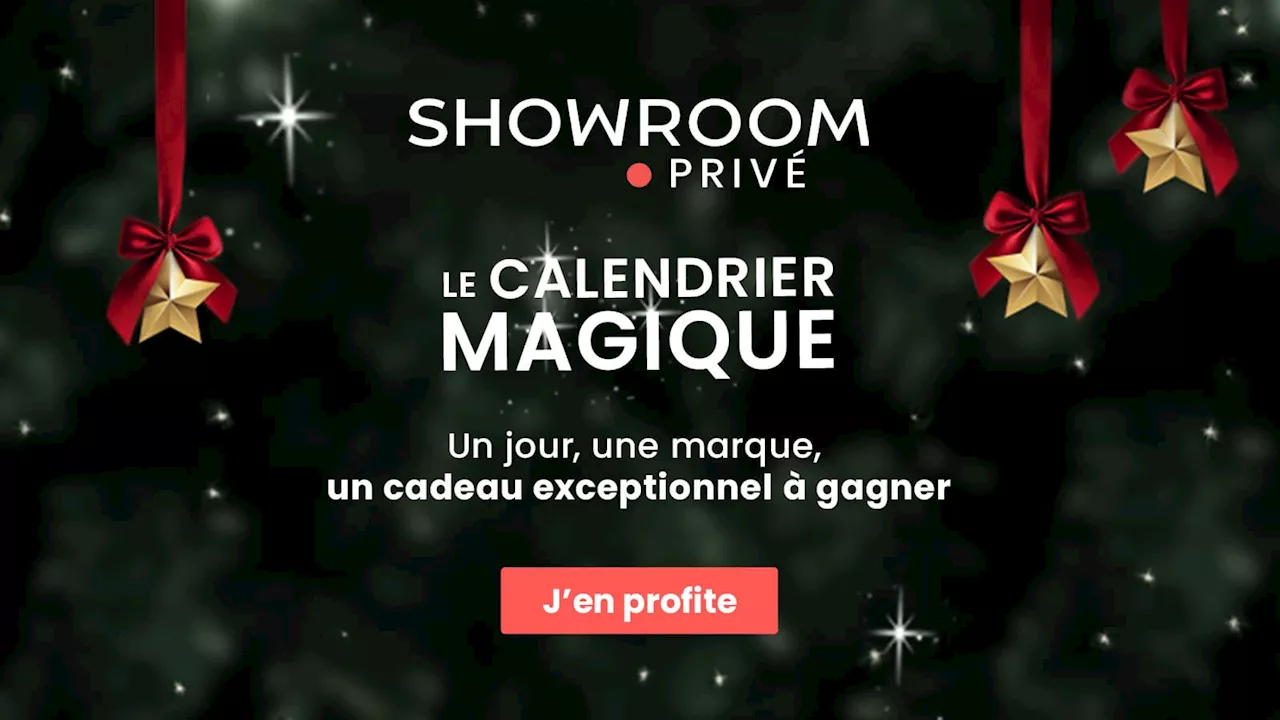 Le calendrier de l’avent Showroomprive est là, 1 jour 1 offre à découvrir