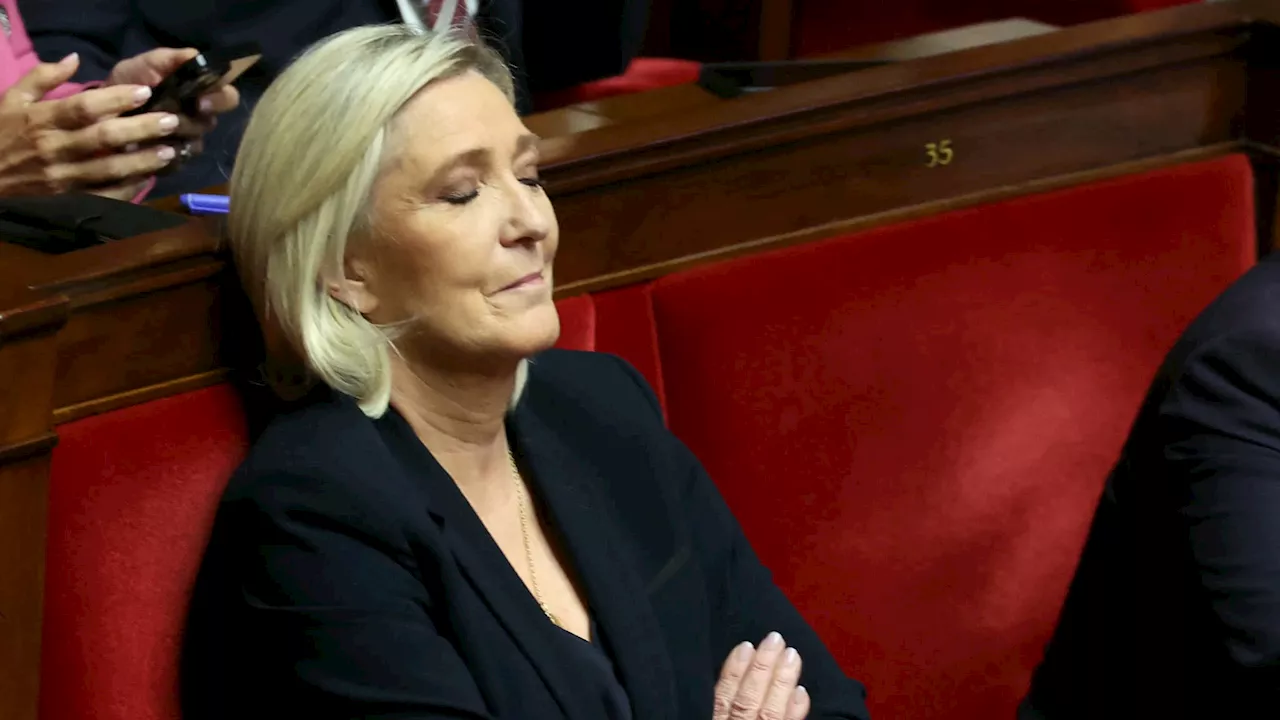 Marine Le Pen prête à voter une nouvelle motion de censure sur un futur gouvernement