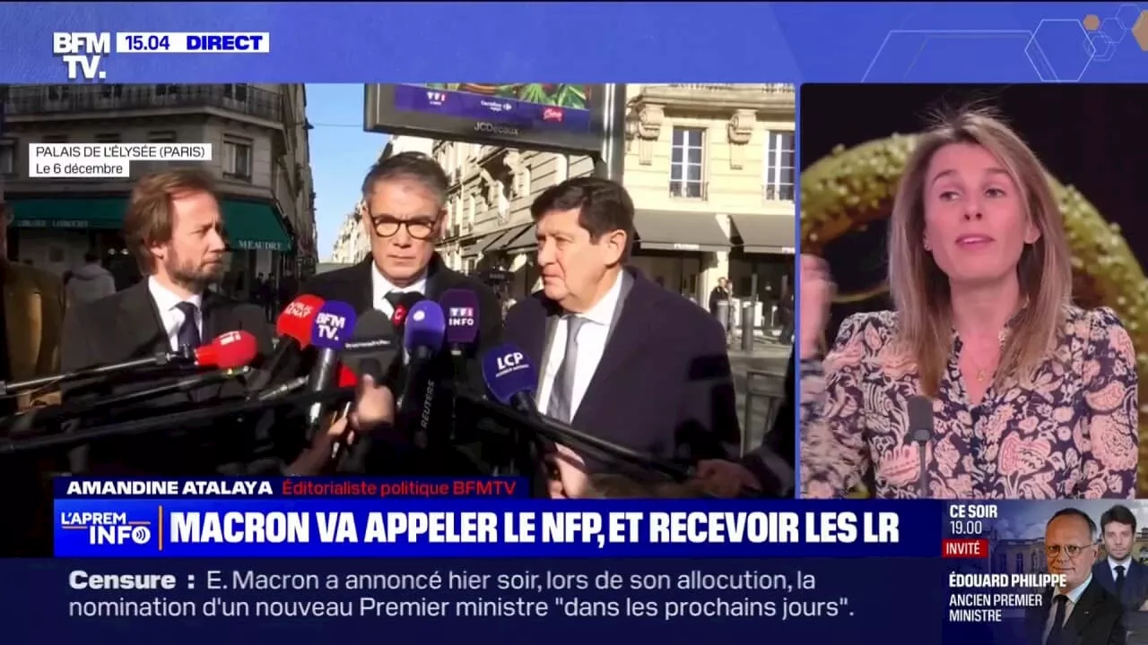 Nouveau Premier ministre: Emmanuel Macron va appeler les représentants des Écologistes, du PCF et de LFI