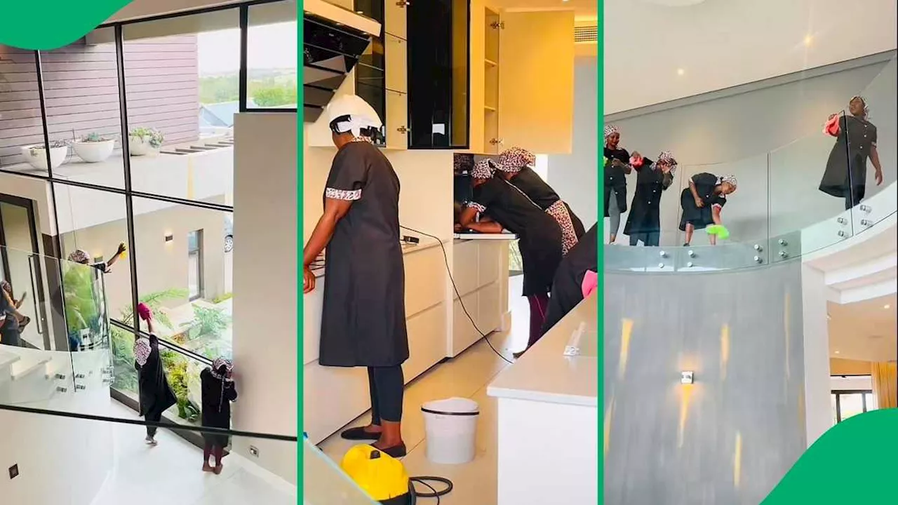 'Great Work': Deep Cleaning Viral TikTok Video Leaves South Africans Impressed