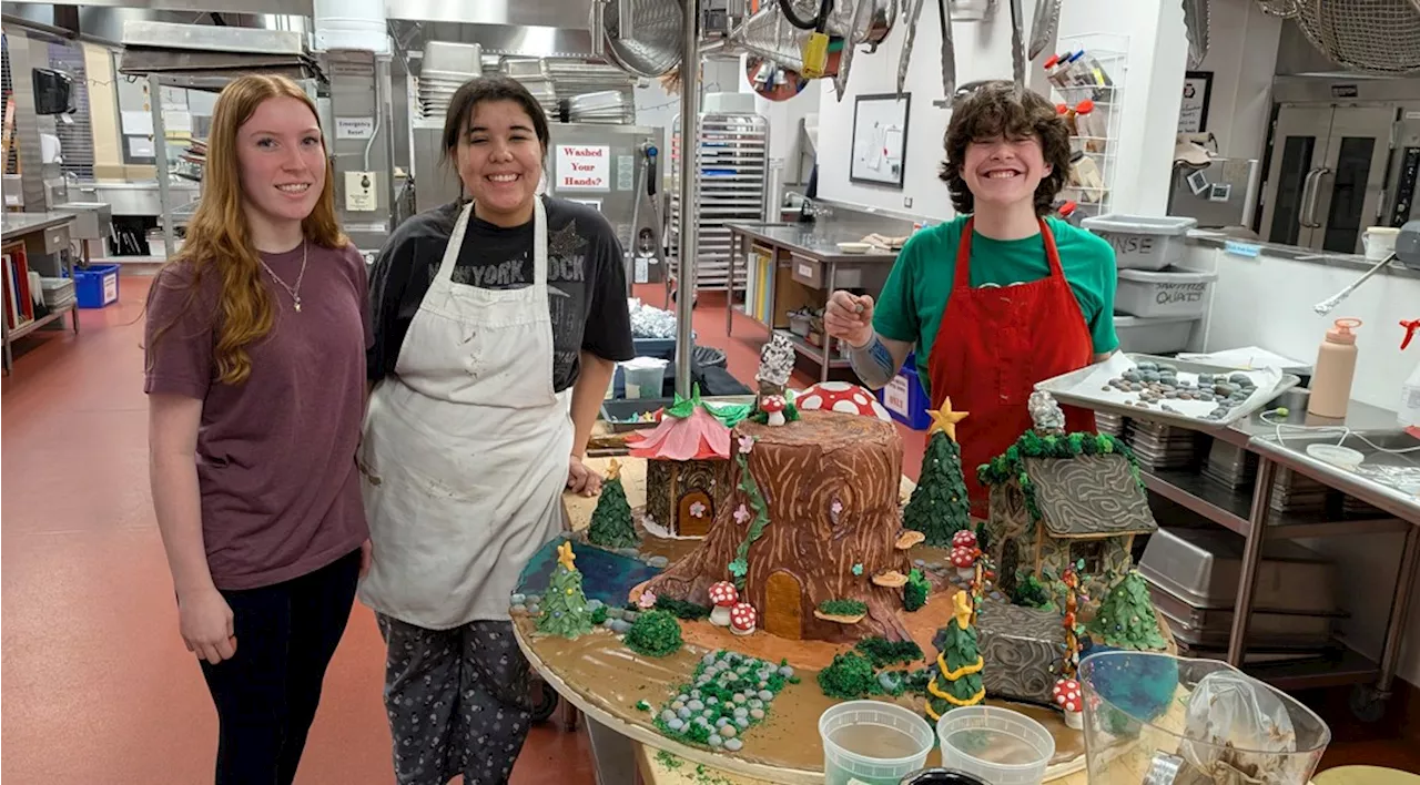 Burnaby students' gingerbread fairy forest a tribute to childhood wonder