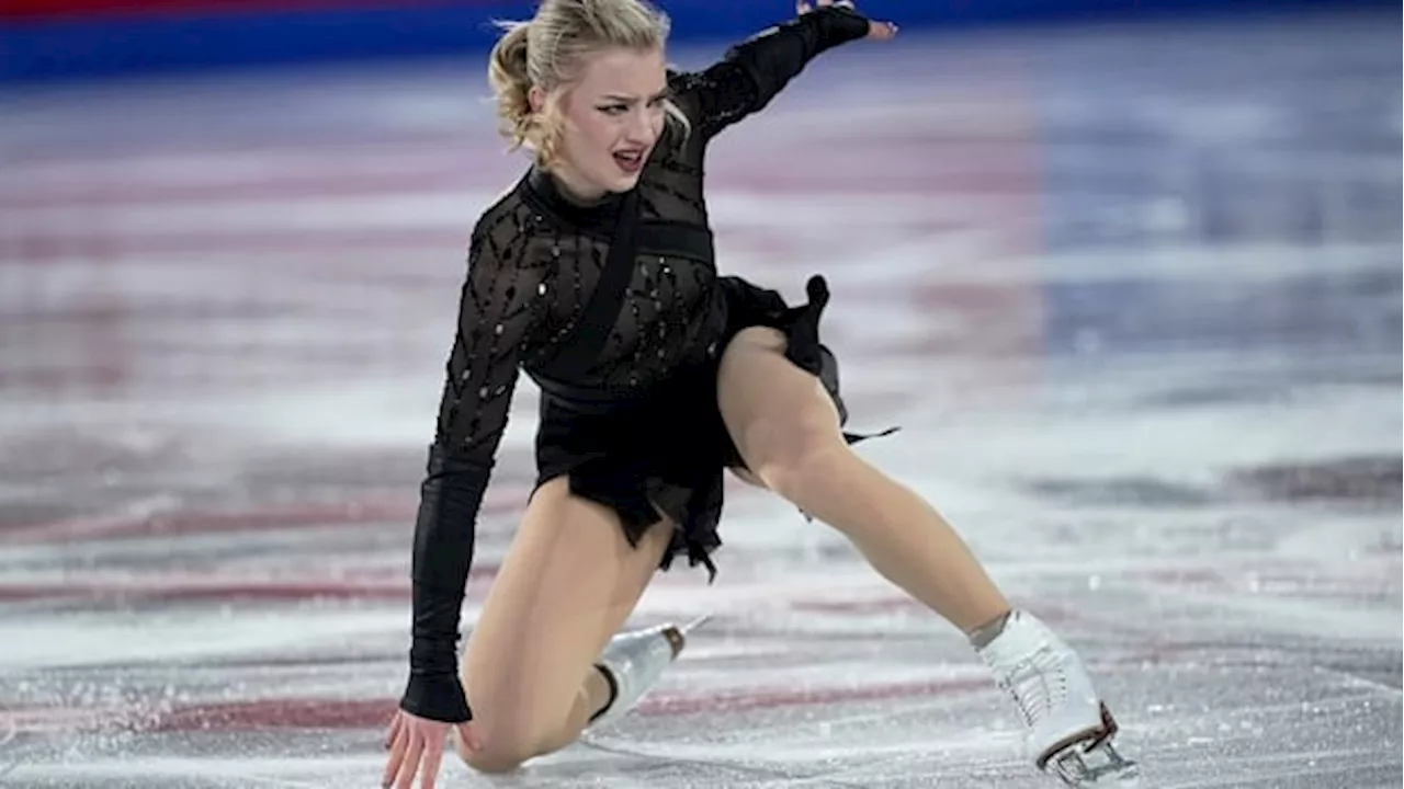 Amber Glenn tops field of 5 Japanese women's skaters to lead in Grand Prix Final