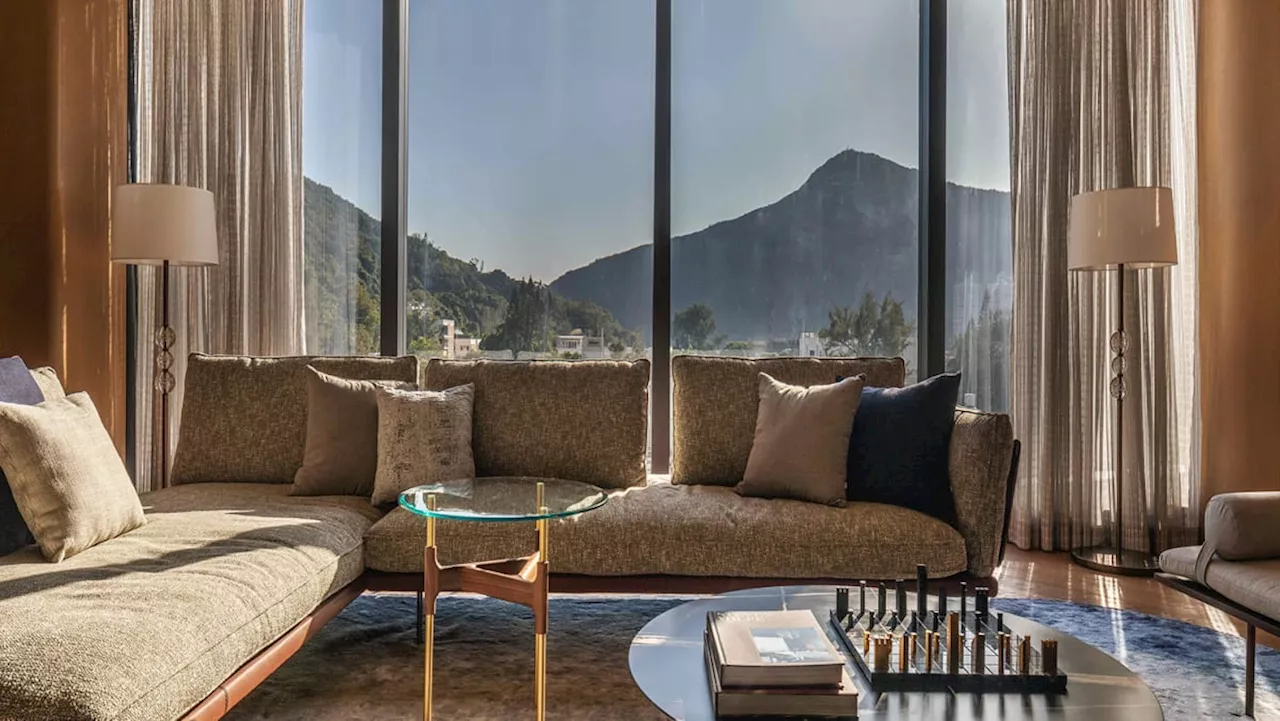 This Hong Kong hilltop apartment's decor was inspired by its spectacular natural views