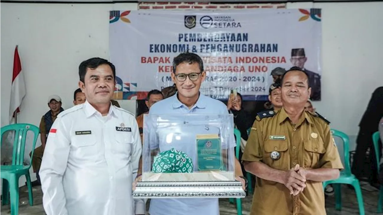 Apdesi Beri Apresiasi Sandiaga Uno Sebagai Bapak Desa Wisata Indonesia