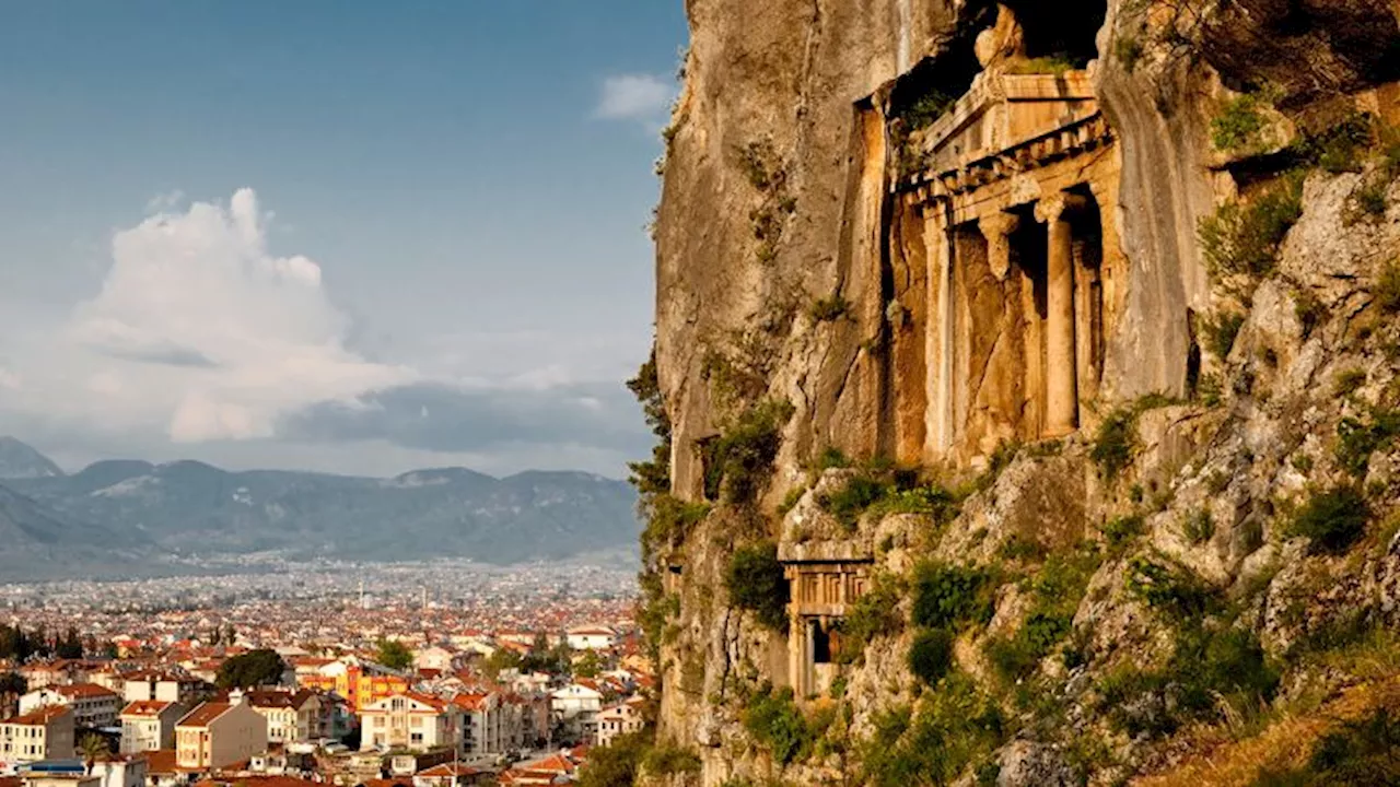 The mysterious cities of the dead carved into the sides of cliffs