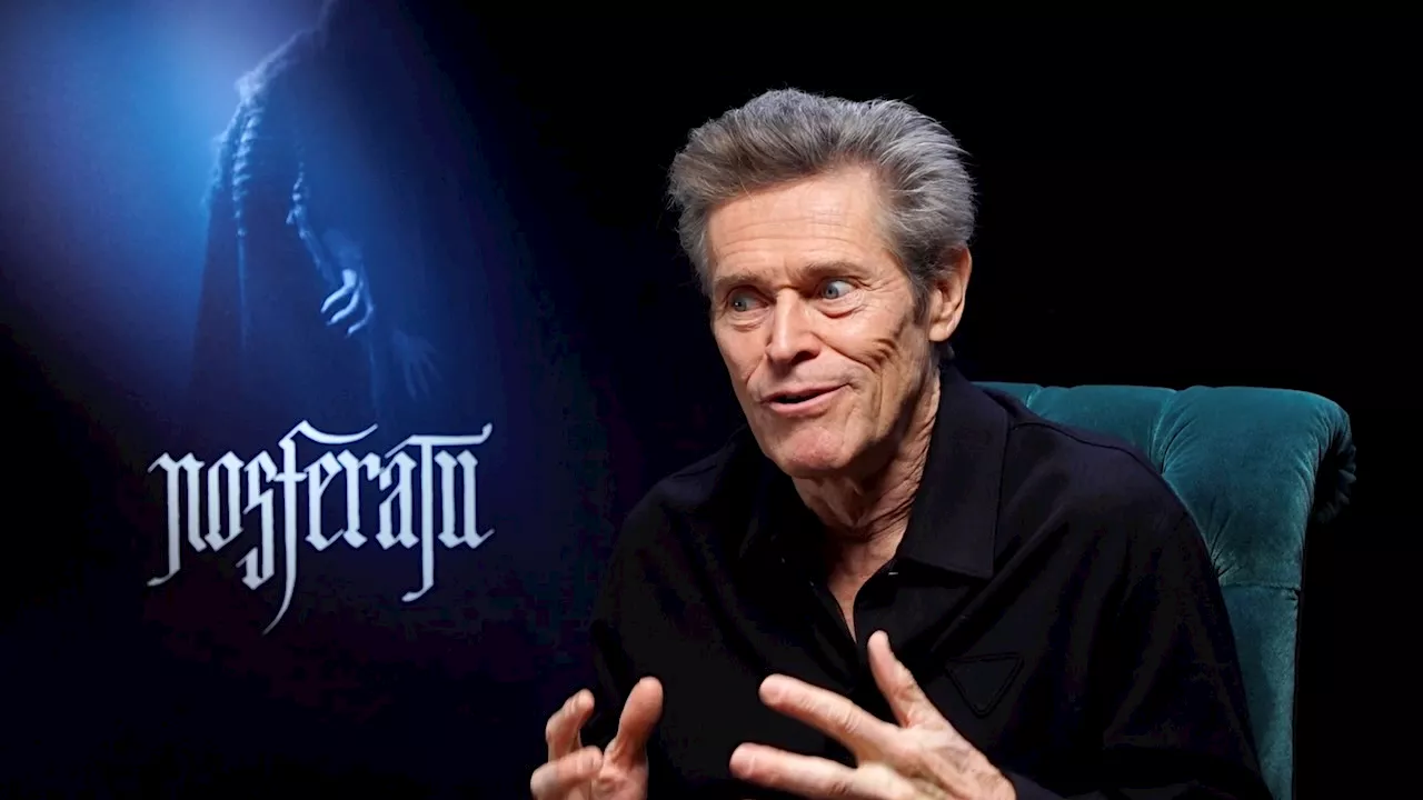 Nosferatu, intervista con Willem Dafoe: 'La TV racconta storie, il cinema fa molto di più'