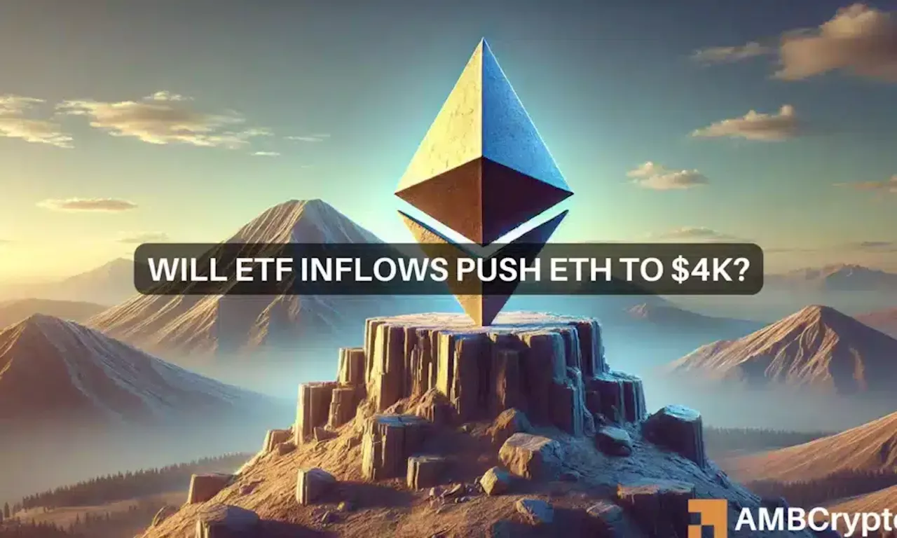 Ethereum ETFs soar to $428M in inflows: ETH a step closer to $4K now?