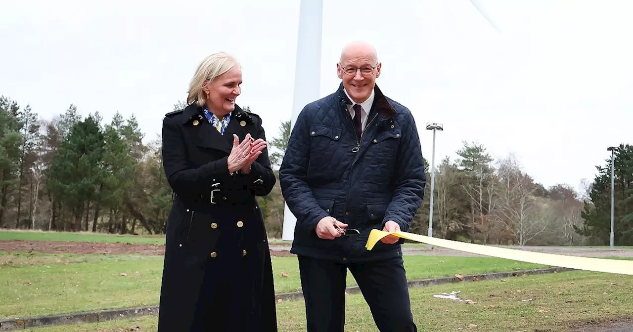 Controversial Perth wind turbine to power offices is given opening ceremony