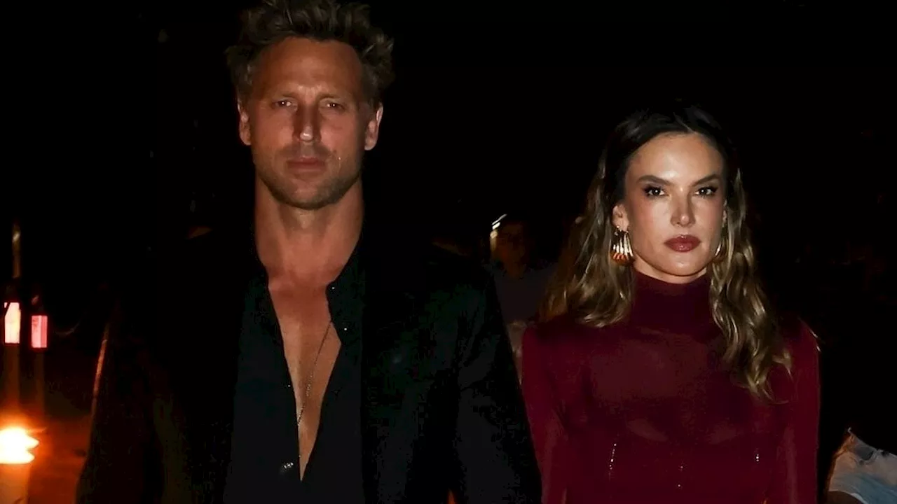 Alessandra Ambrosio confirms relationship with Buck Palmer as they hold hands in Miami