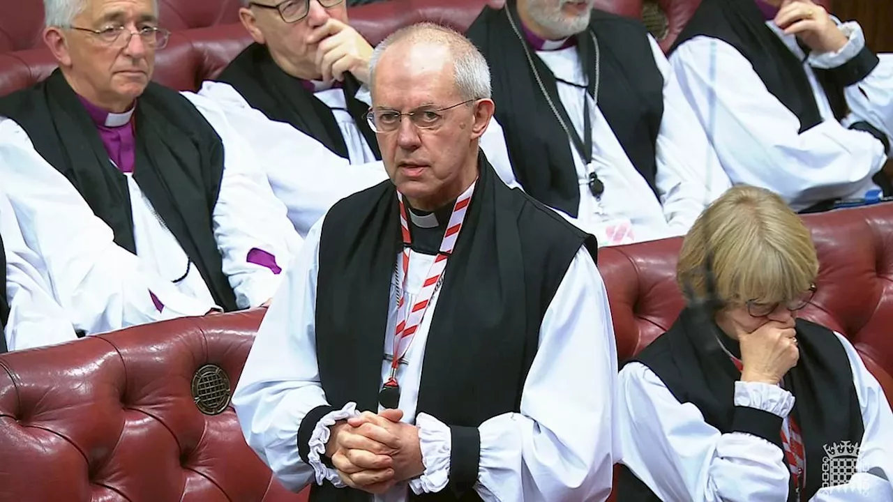 Archbishop of Canterbury Justin Welby issues 'wholehearted apology' following backlash from...