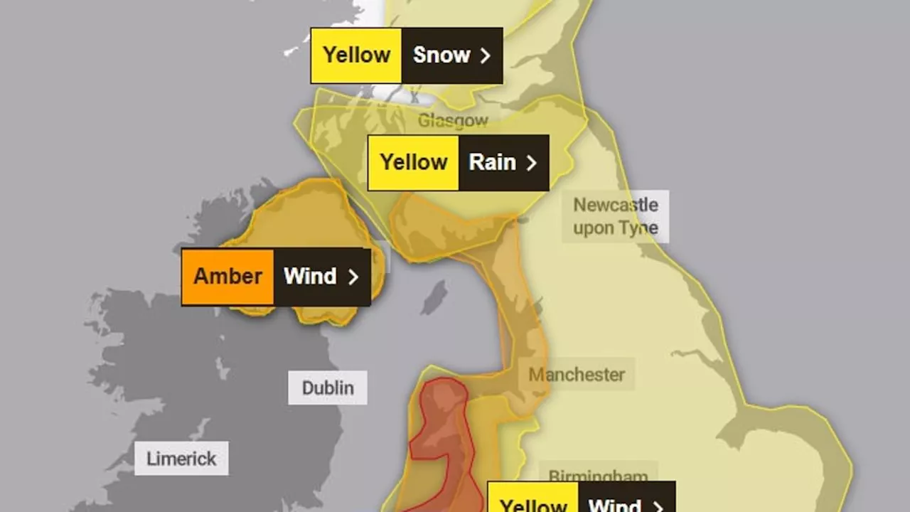 Storm Darragh Brings 90mph Wind Gusts and 'Danger to Life' Warning