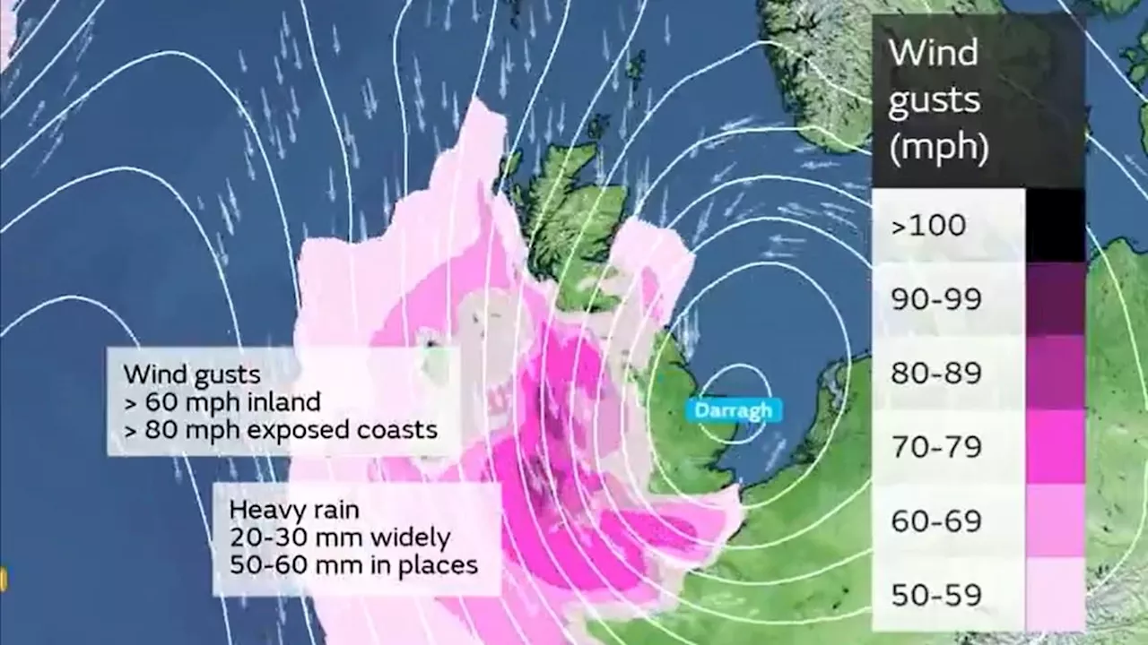 Storm Darragh: Heavy Rain, Strong Winds, and Snow Forecast for Britain