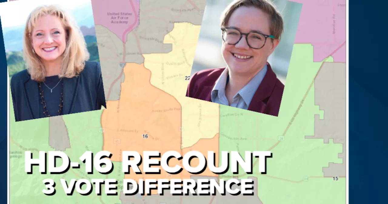 Democrat may seek ‘legal remedies’ after El Paso County recount ends with three votes separating candidates