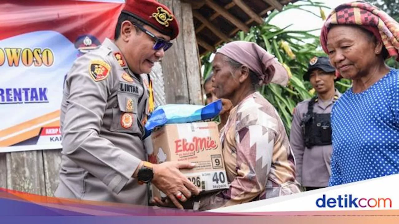 Pascapilkada, Polres Bondowoso Ulurkan Bantuan hingga ke Pelosok