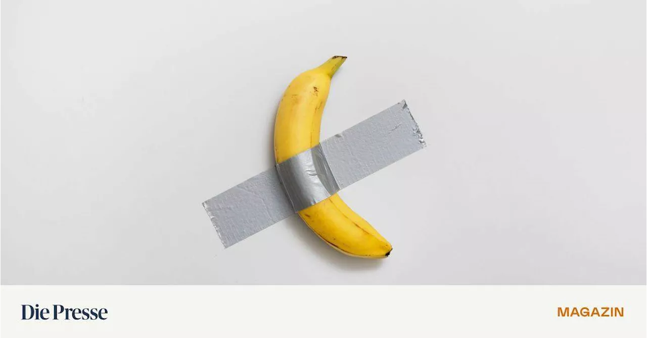 Was ist eine Banane von Maurizio Cattelan wert und darf sie gegessen werden?