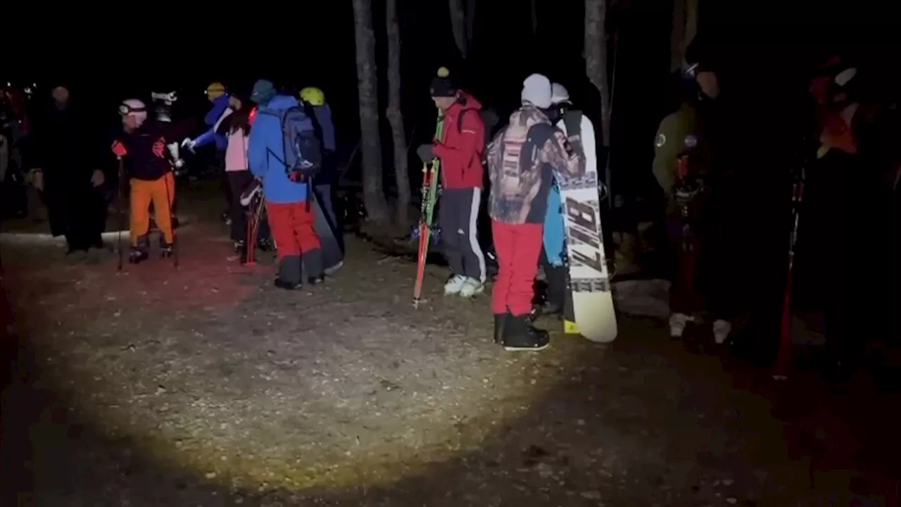 Italien: Etwa 150 Menschen sitzen auf Bergstationen fest