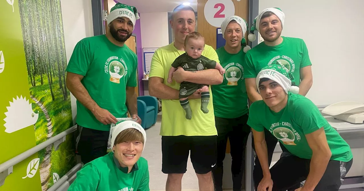 Celtic Football Team Visits Sick Six-Month-Old Conan McCormick