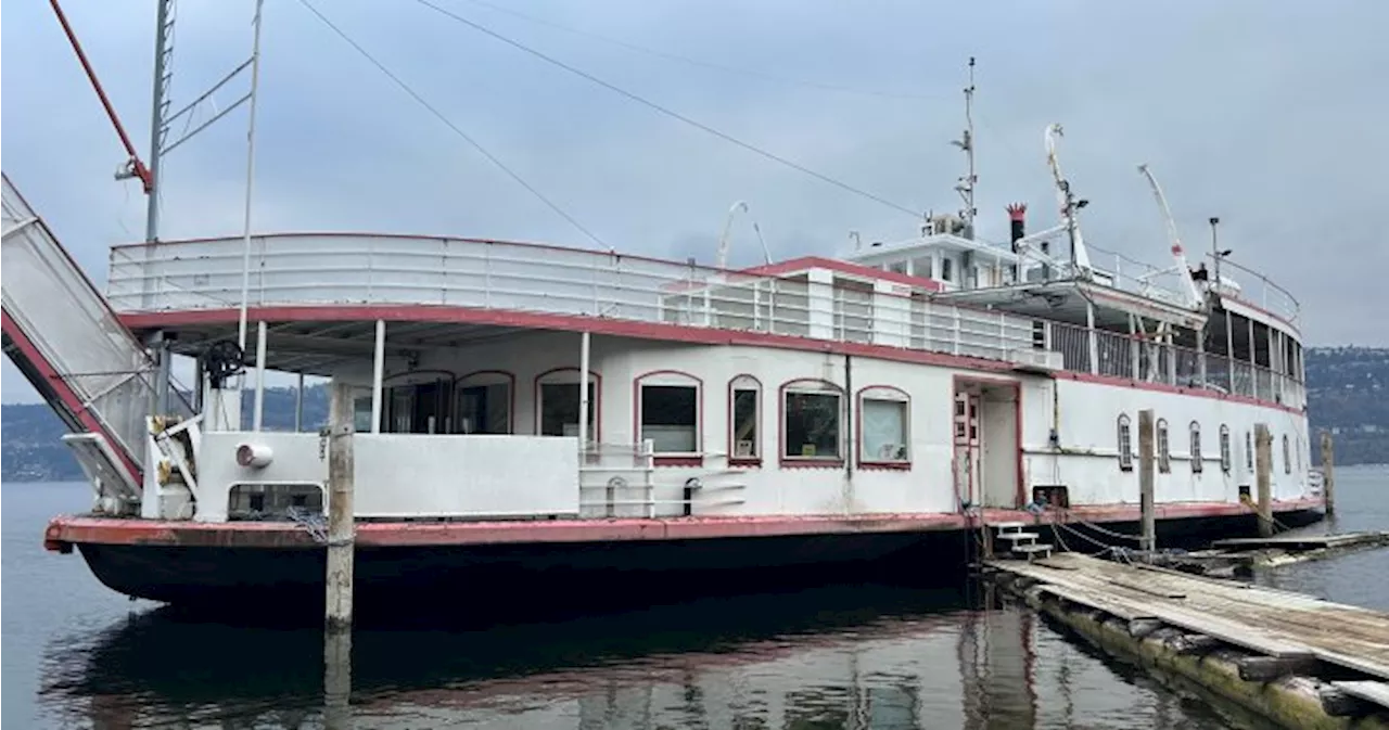 Breathing new life into an old boat that was once a ferry on Okanagan Lake