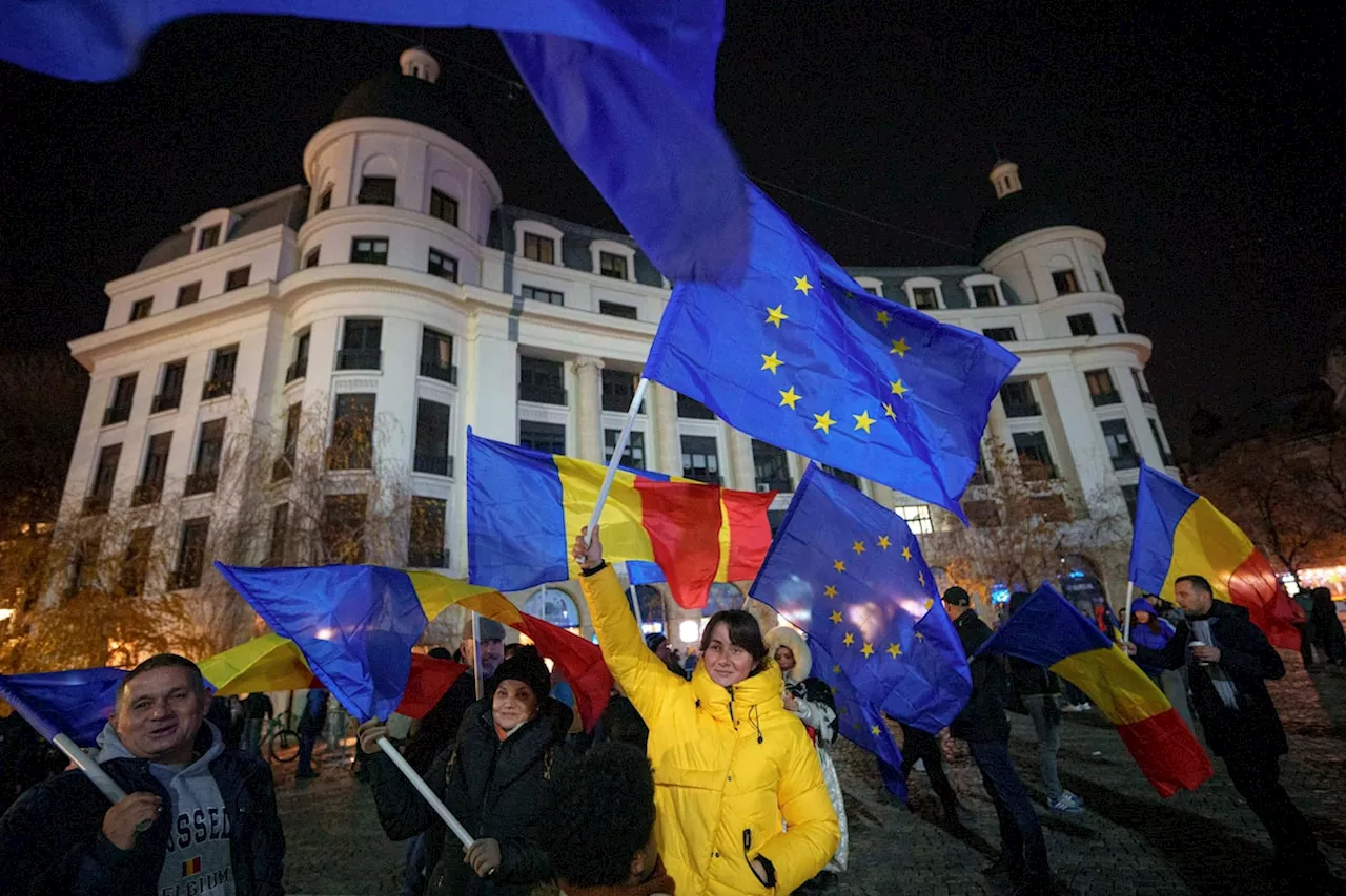 Thousands attend pro-European rally in Romania ahead of presidential run-off vote