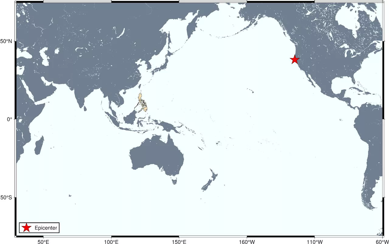 No tsunami threat to PH from California magnitude 7 quake —PHIVOLCS