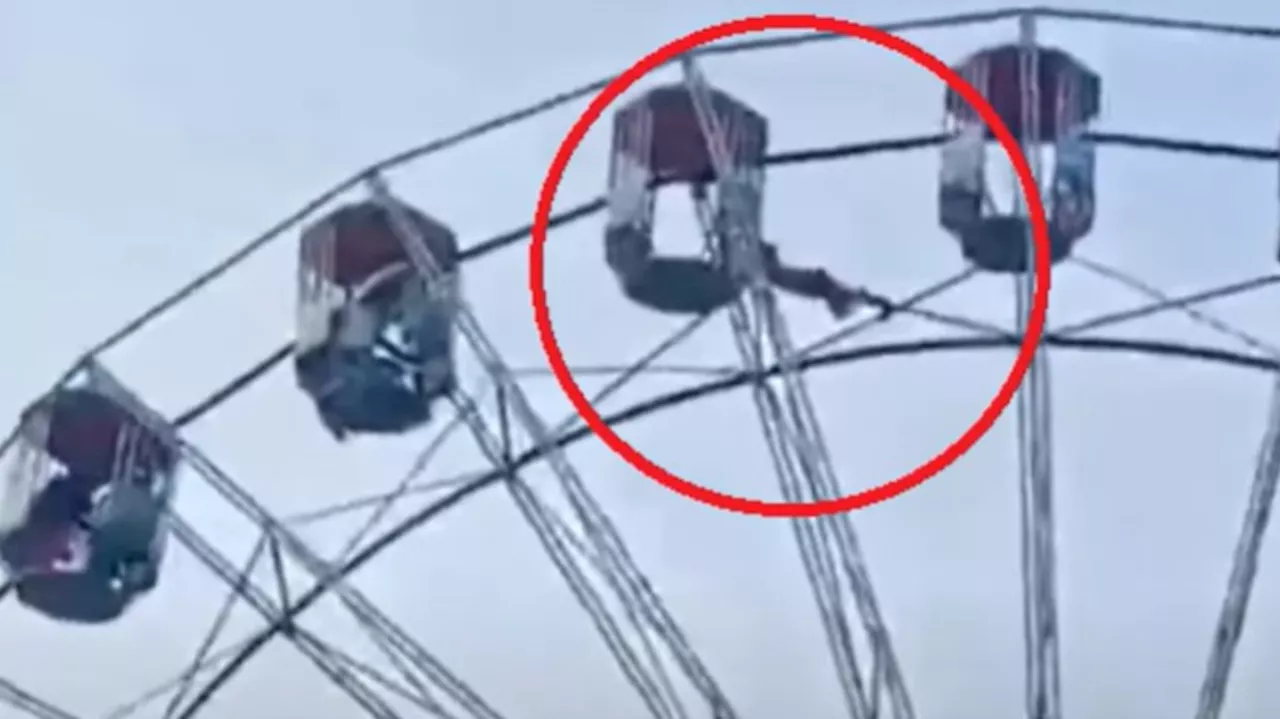 Young Girl Survives Dangerous Fall from Ferris Wheel in Uttar Pradesh, India