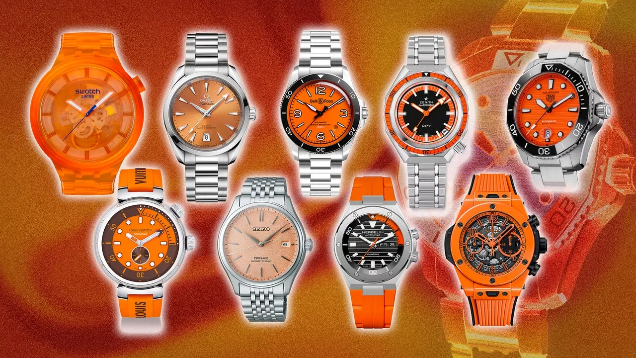 Les 9 plus belles montres orange pour ne pas passer inaperçu : Omega, Vuitton, Seiko, Tag Heuer…