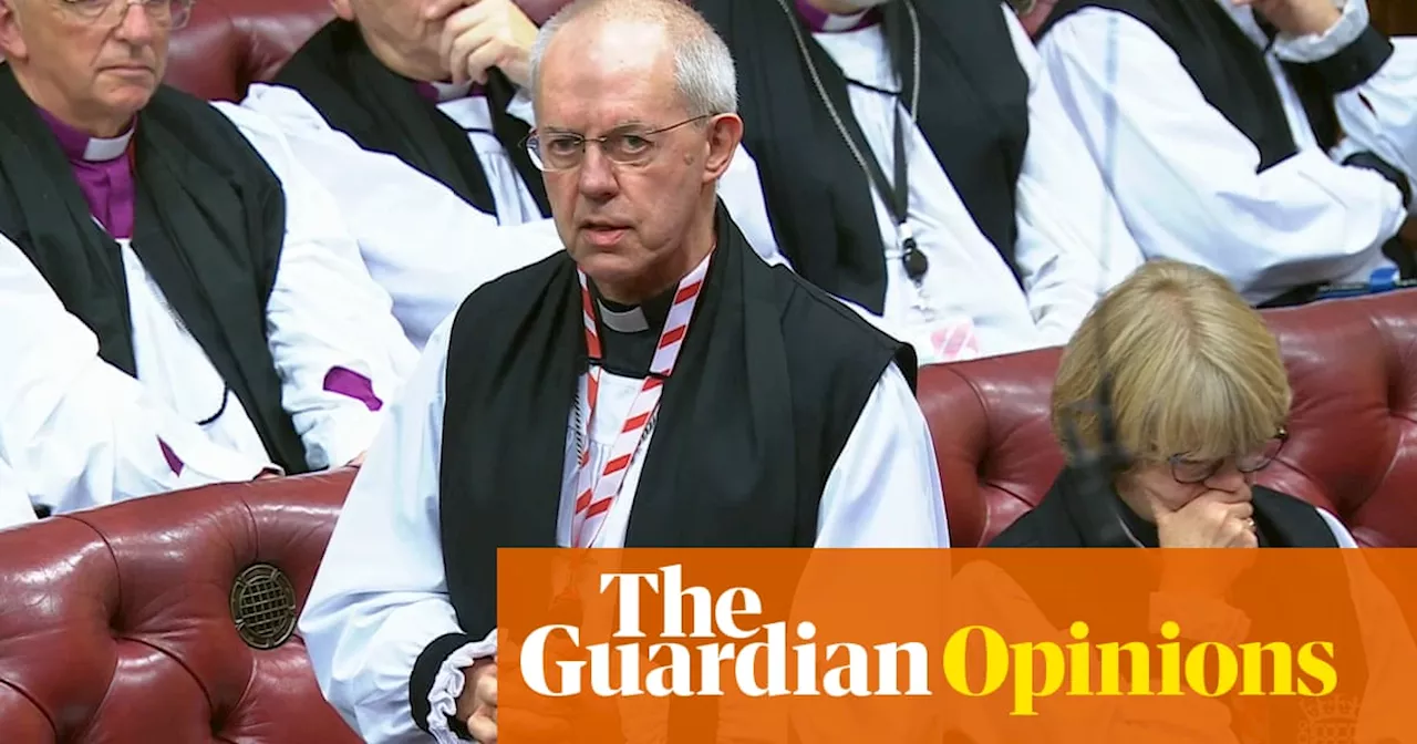 Farewell, then, Justin Welby. Good to see that you have already forgiven yourself