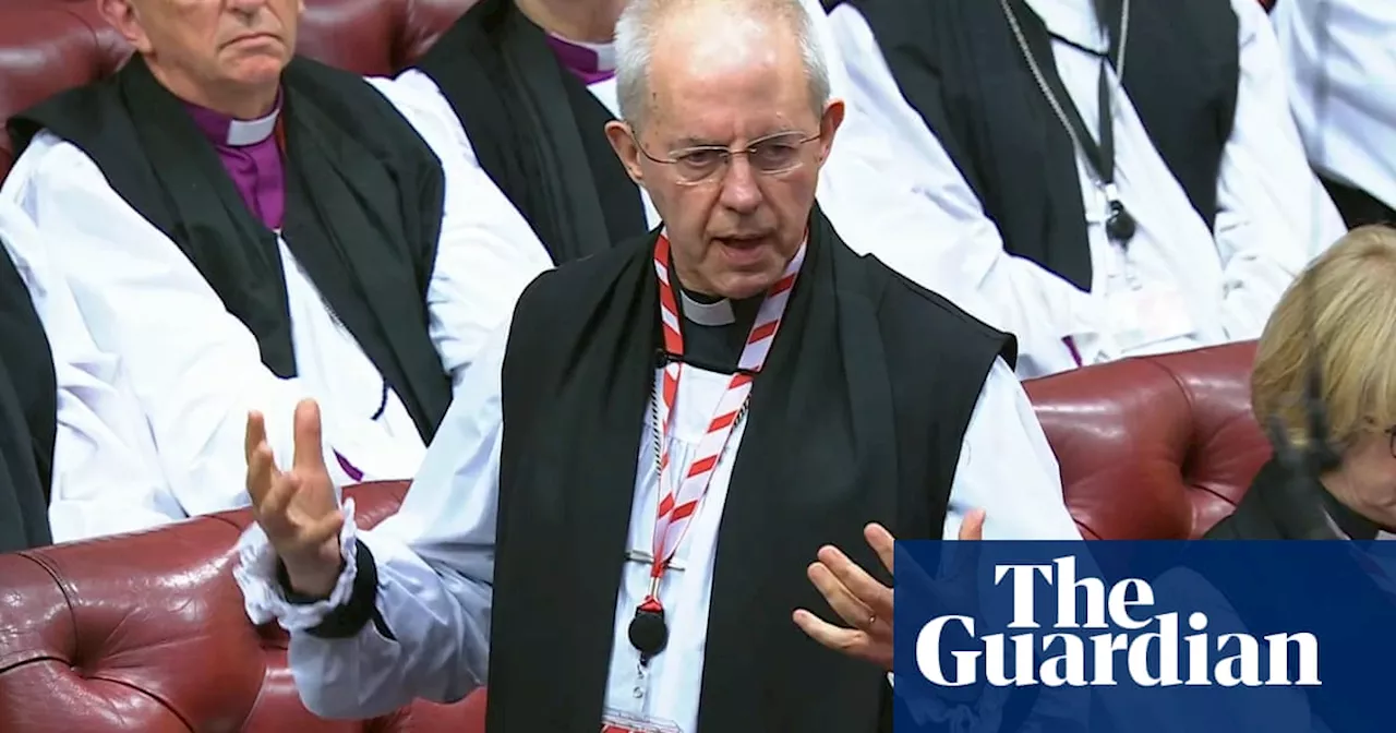 Justin Welby apologises ‘for the hurt’ caused by farewell Lords speech