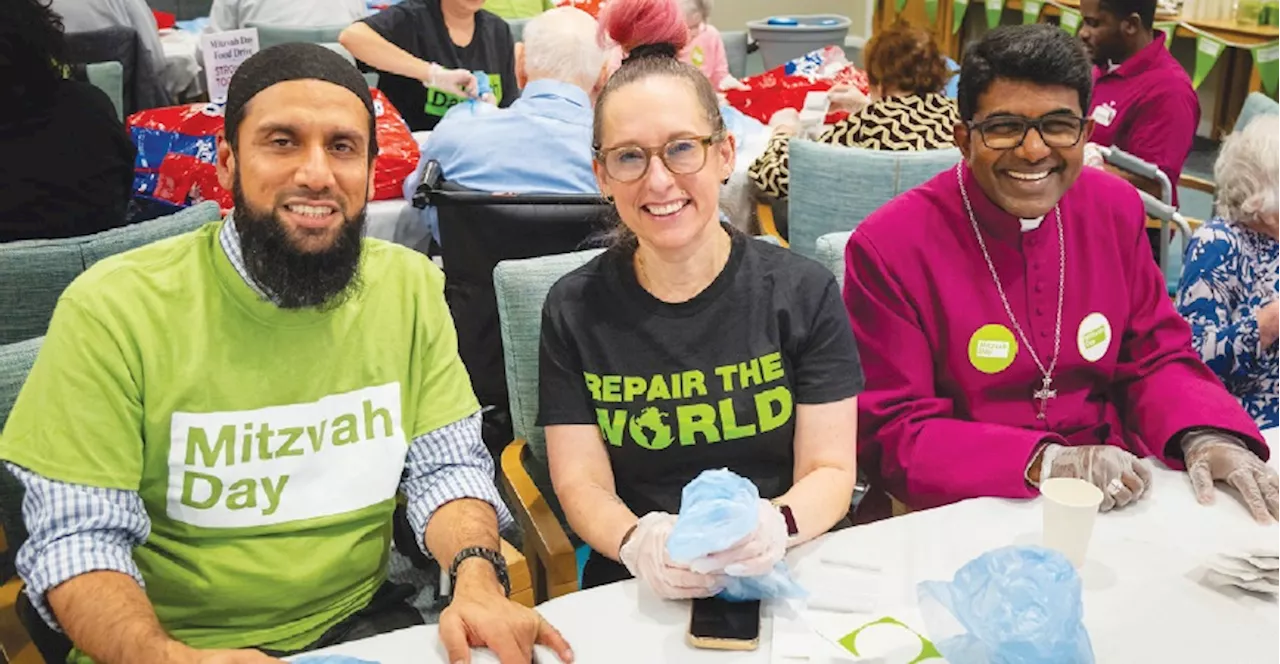 Jews, Muslims and Christians unite on Mitzvah Day