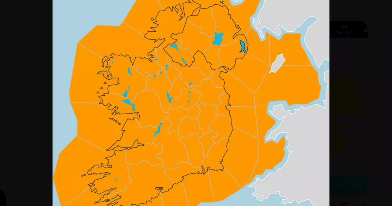 Ireland on High Alert with Status Orange Wind Warnings as Storm Darragh Approaches