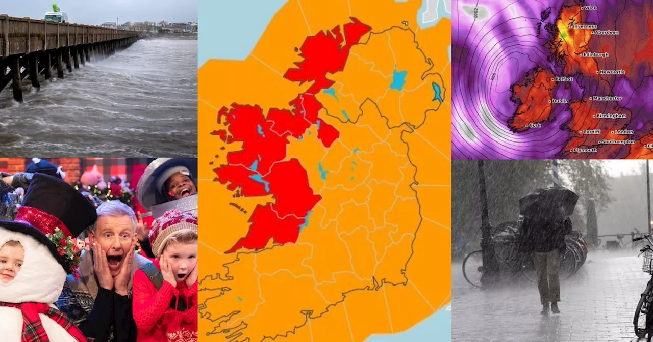 Met Éireann Issues Rare Status Red Warnings for Storm Darragh