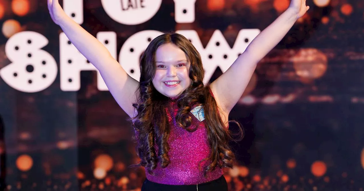 Young girl's dream comes true as she will perform on Late Late Toy Show