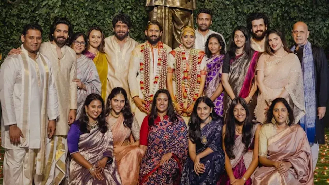 Naga Chaitanya Sobhita Wedding: नागार्जुन ने दिखाईं बेटे की शादी की नई फोटोज, हल्दी में सने दिखे दूल्हा-दुल्हन