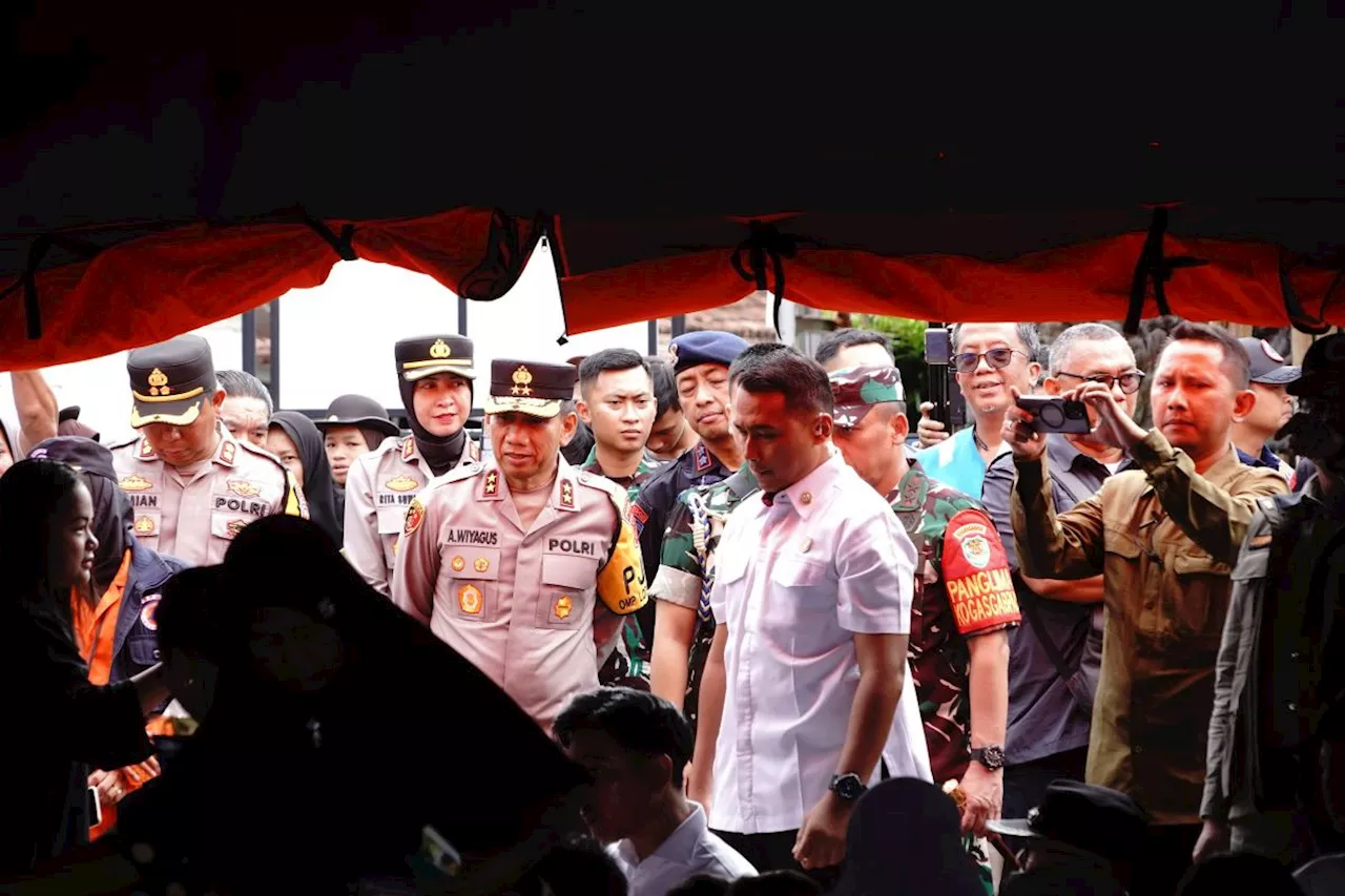 Kapolda Jabar Pimpin Pengamanan Kunjungan Wapres di Sukabumi