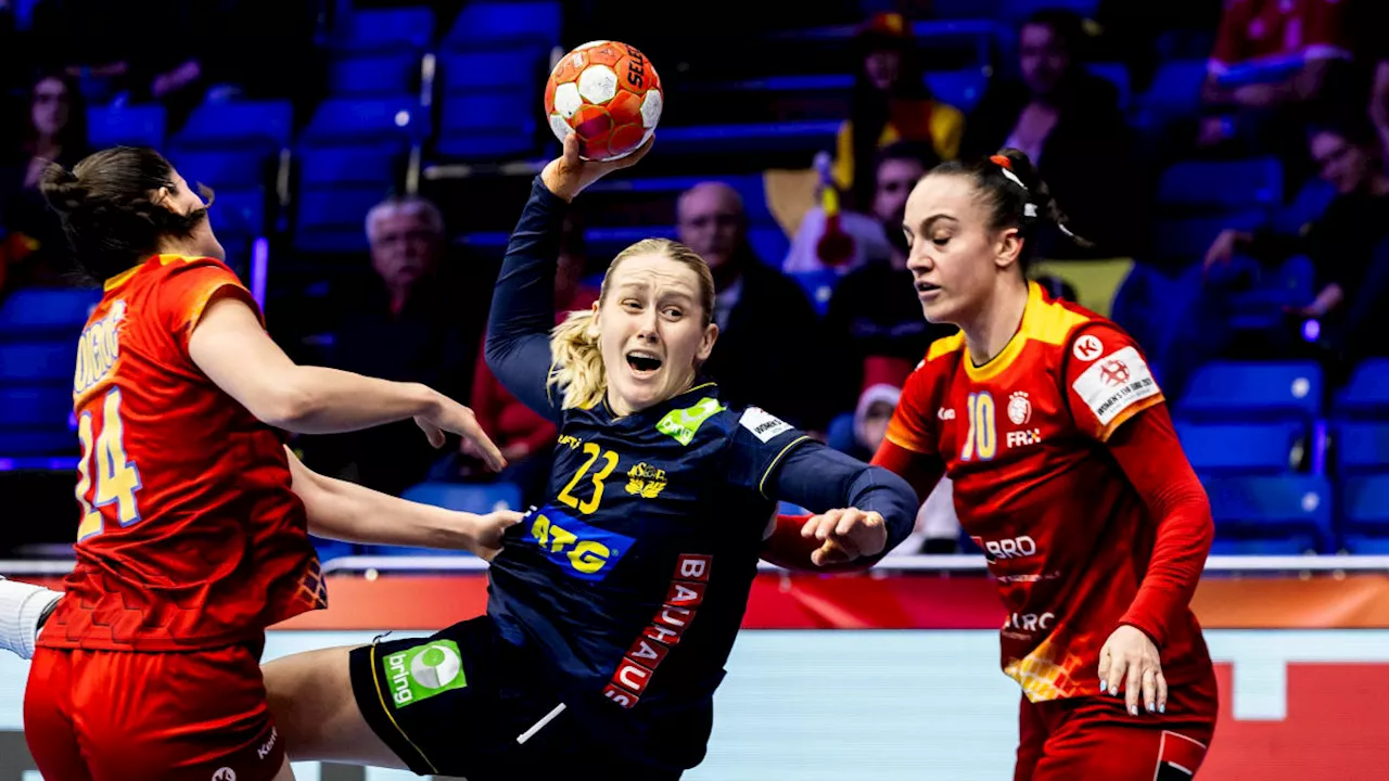 Rote Karte kann Rumäniens Handballerinnen bei Handball-EM gegen Schweden nicht stoppen