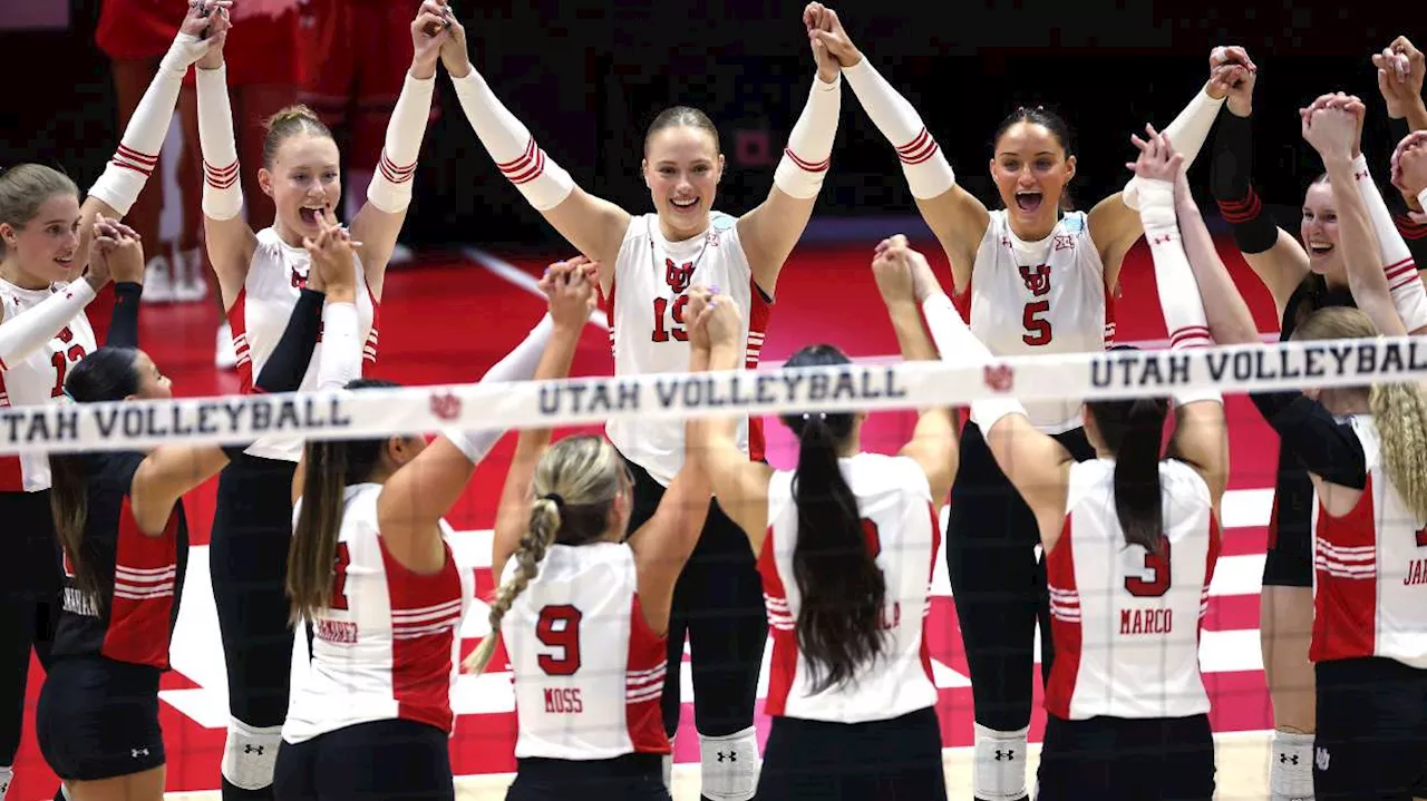 Utah volleyball opens up NCAA Tournament play with 3-0 sweep of College of Charleston