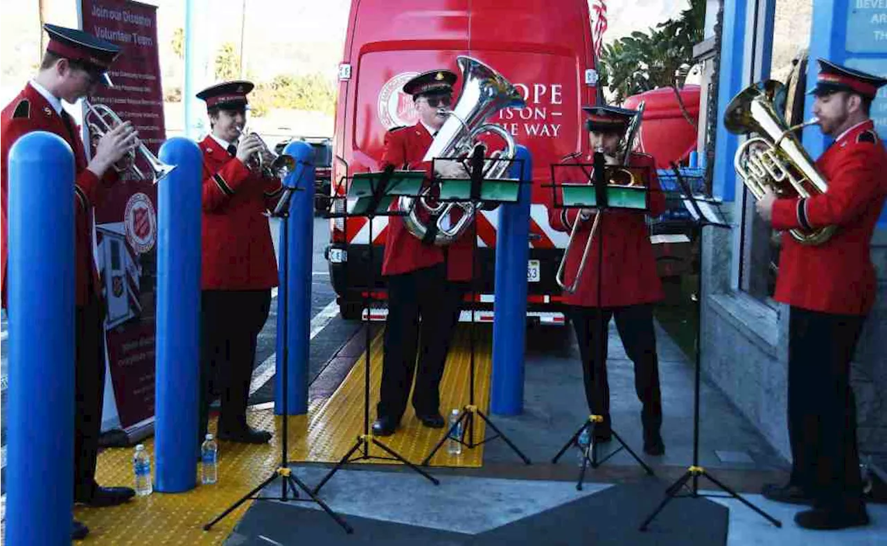 Salvation Army celebrates the holidays with 500 employees at Walmart in Burbank