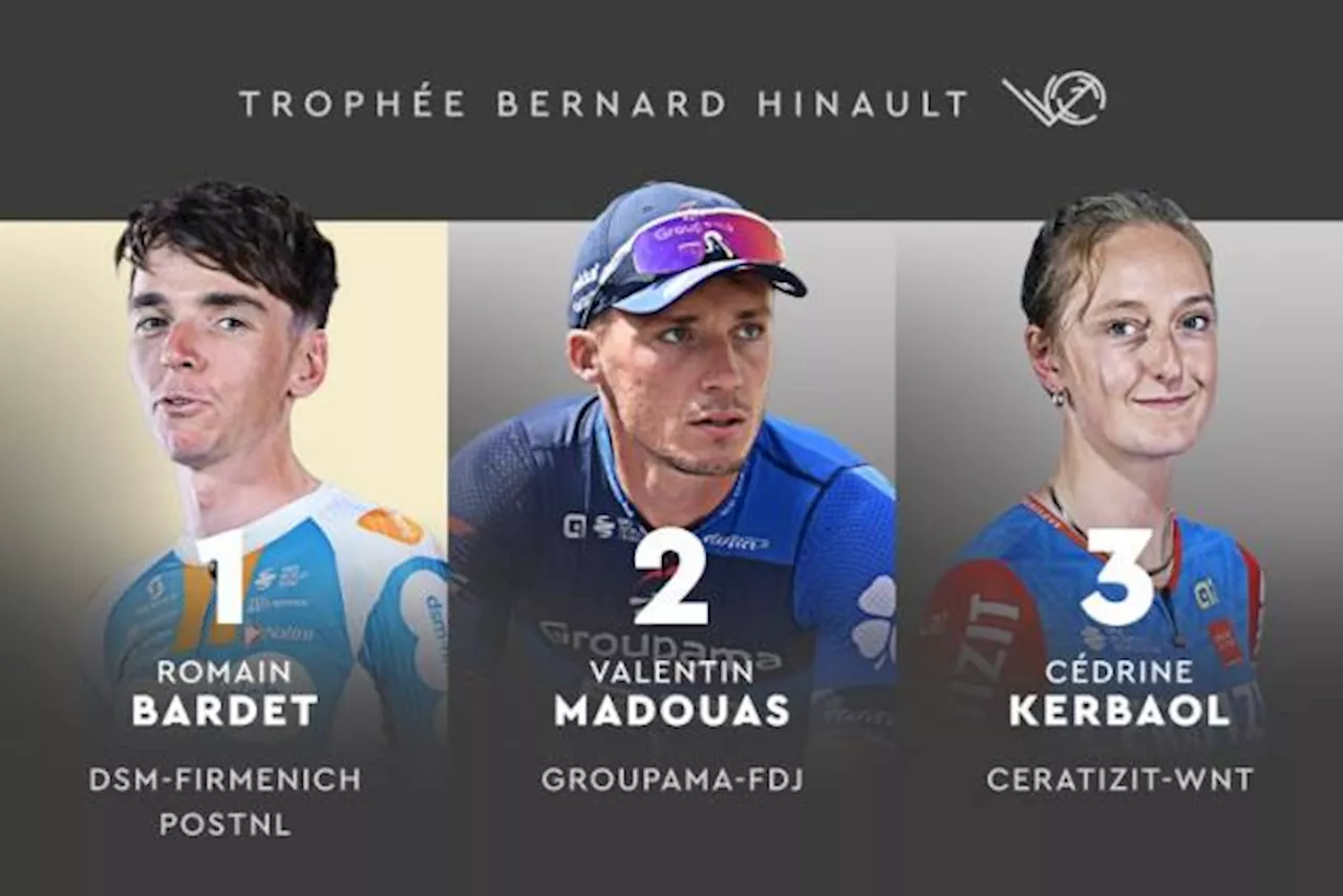 Vélo d'Or 2024 : Romain Bardet lauréat du trophée Bernard Hinault