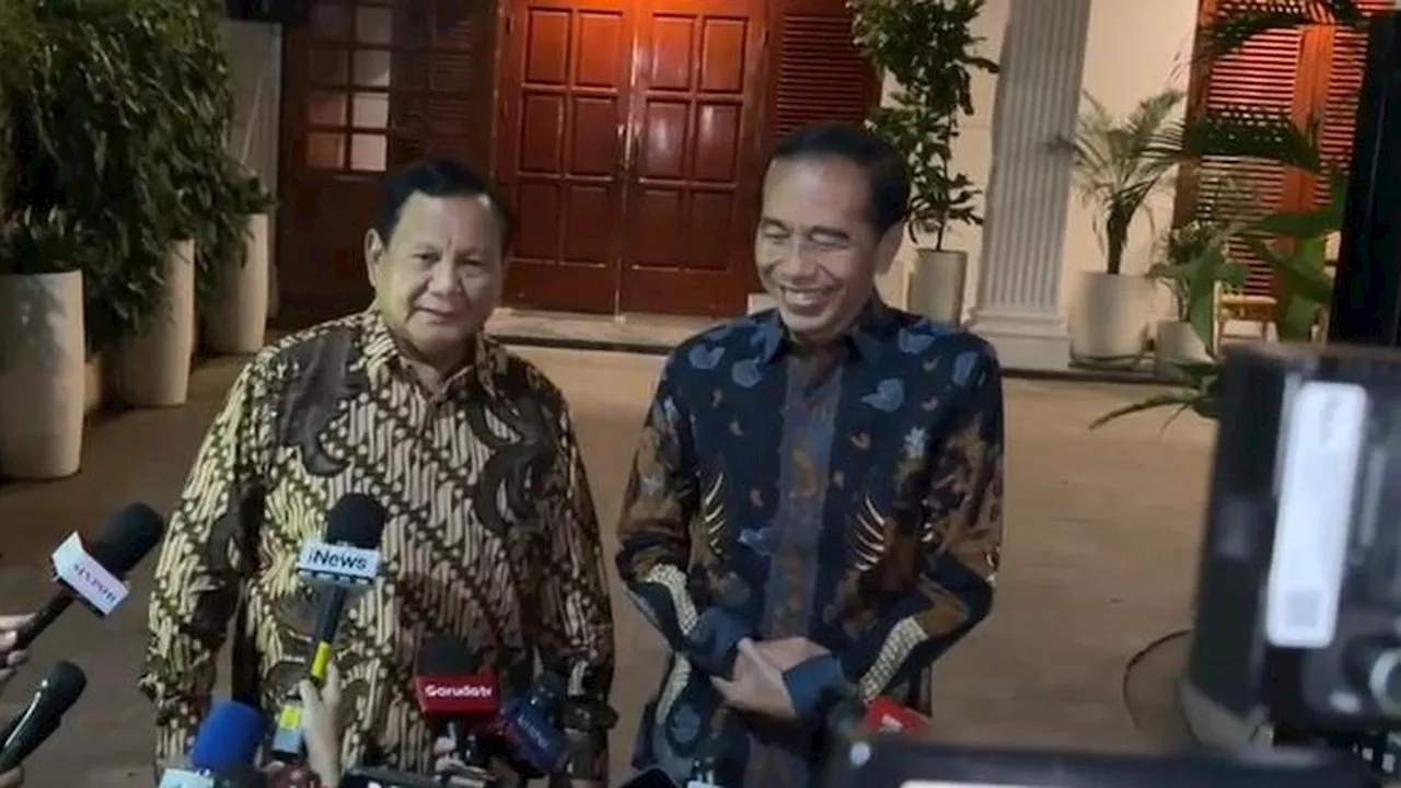 Temui Prabowo di Kertanegara, Jokowi: Ini Kunjungan Balasan, karena Kangen