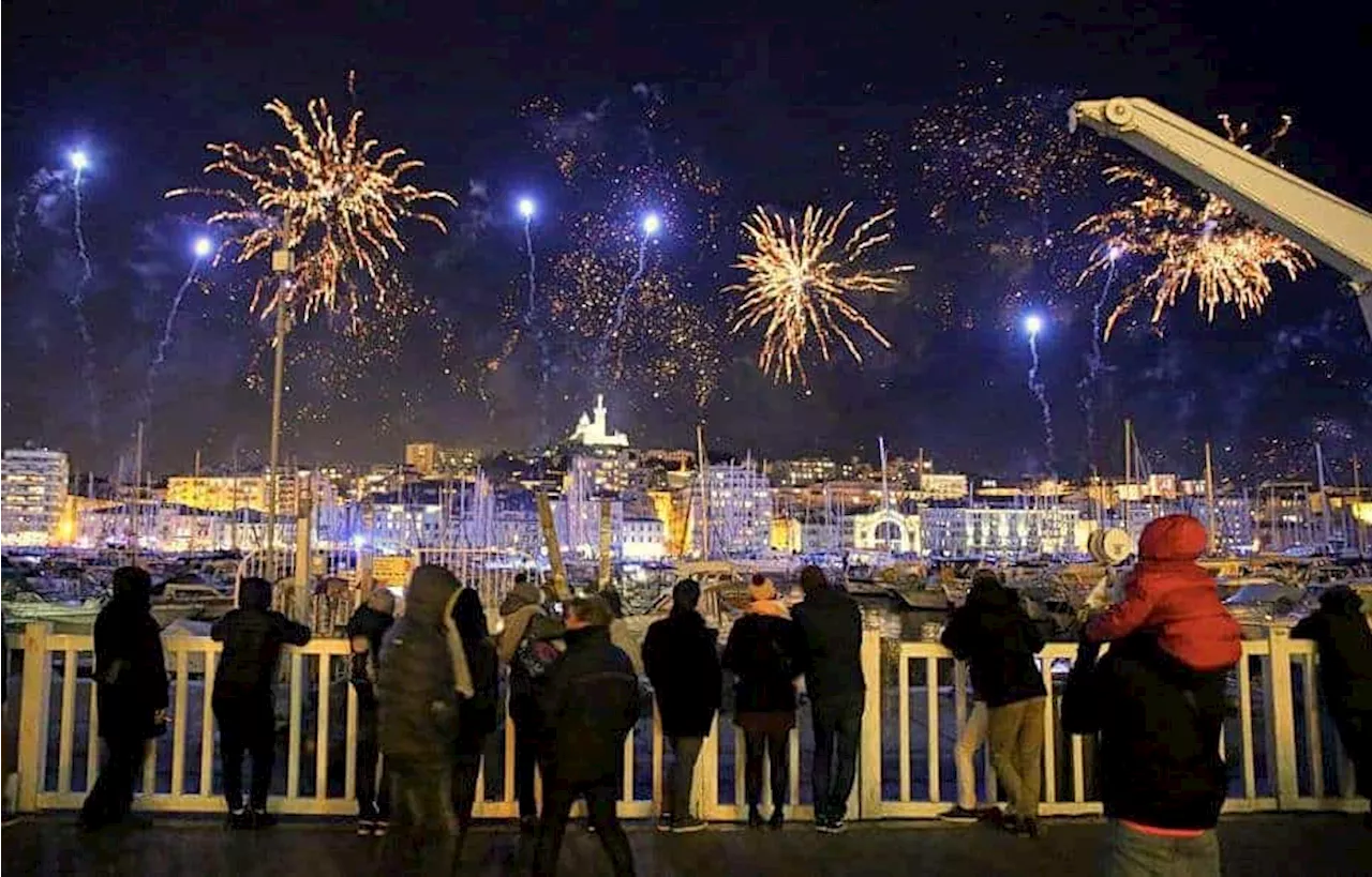 Spectacle de drones, laser et feu d’artifice sur le Vieux-Port fin décembre