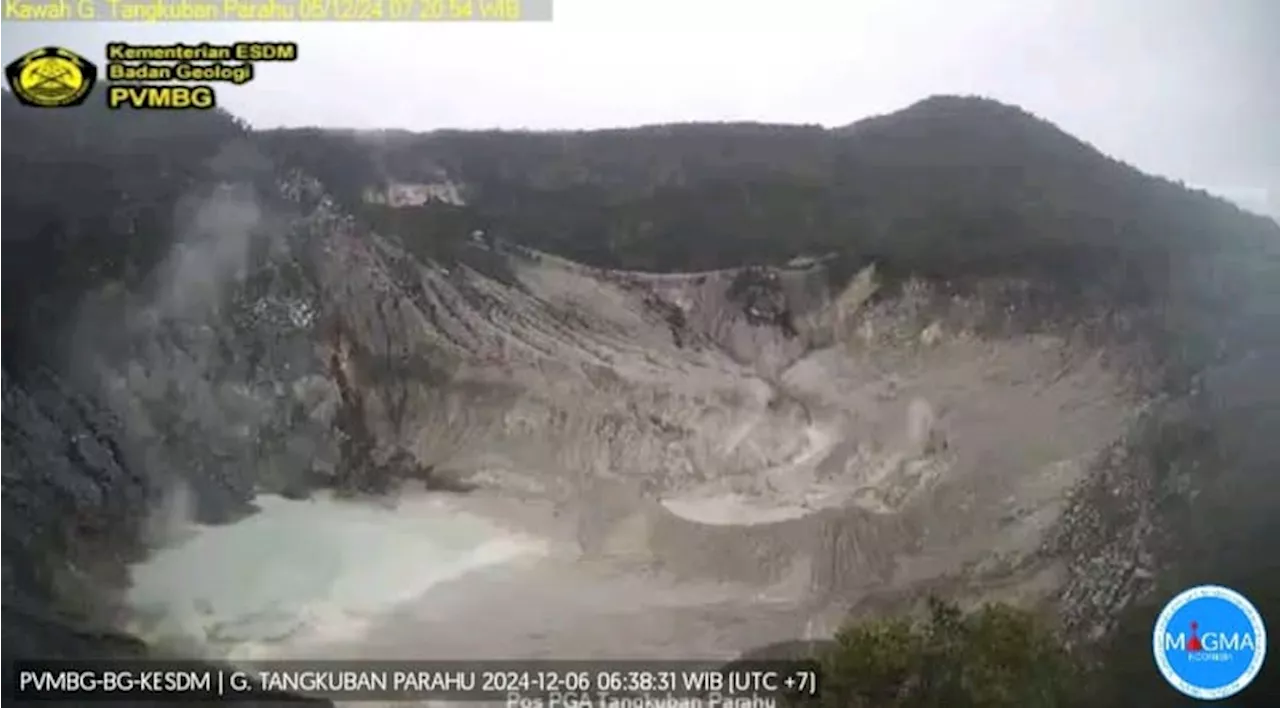 Badan Geologi Keluarkan Kewaspadaan Erupsi Freatik Tangkuban Parahu saat Musim Penghujan