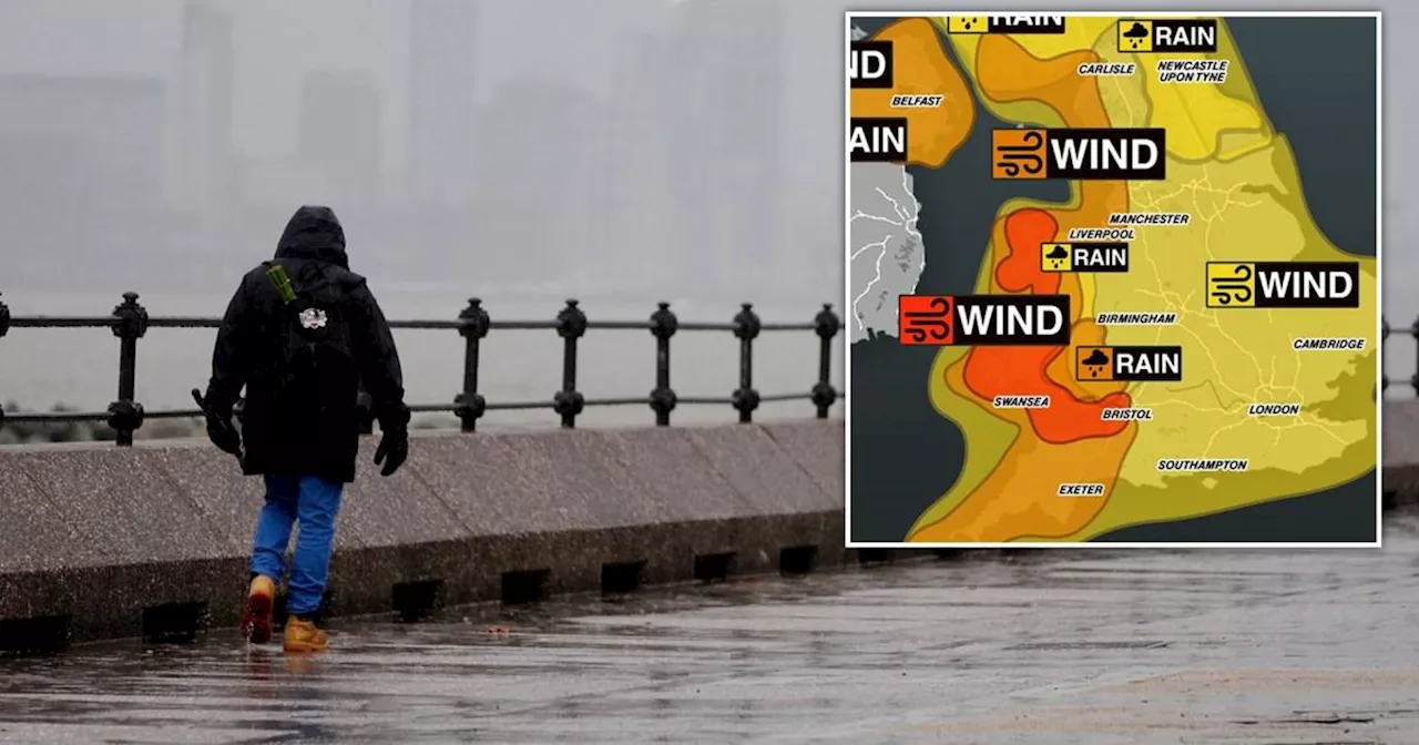 Storm Darragh 'could bring tornadoes' when high winds hit UK