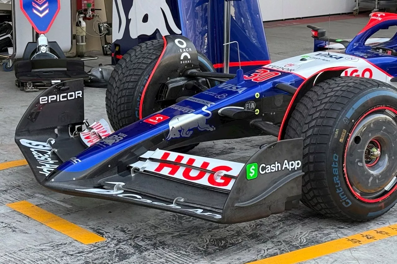 RB gets 2025 design ideas with new Abu Dhabi front wing