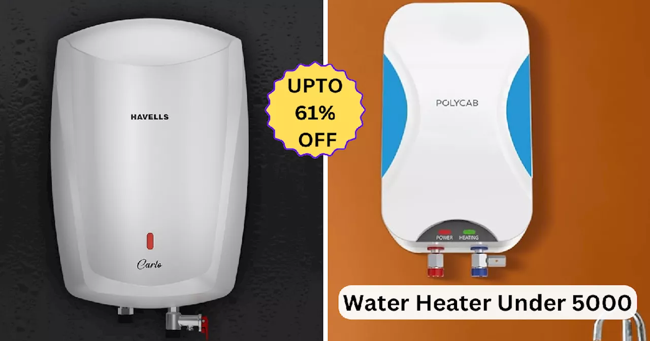 ठंड में नॉनस्‍टॉप चाहते हैं गर्म पानी से नहाना तो ये Water Heater लगाना, 5 हजार से कम की कीमत सुन लगेगा तगड़ा झटका