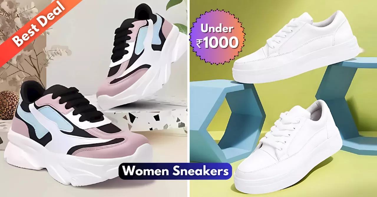 लूट लो! 1000 रुपये से कम कीमत में मिल रहे Women Sneakers की डील, Wardrobe Refresh Sale में जमीन पर आ गिरे दाम