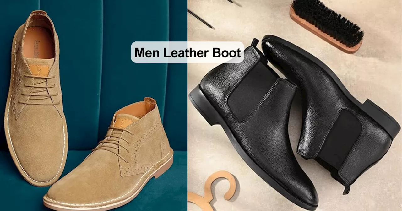 वार्डरोब रिफ्रेश सेल में जमीन पर आ गए Men Stylish Boots के दाम, 83% तक की छूट पर ले जाएं दमदार बूट