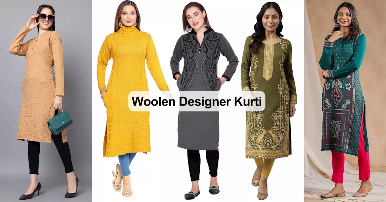 Amazon Wardrobe Refresh Sale में ऑफर ही ऑफर, Woolen Designer Kurta पर पाएं 81% की छूट