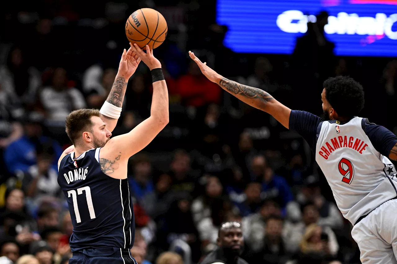 Doncic's triple-double helps Mavericks send Wizards to 16th straight loss in 137-101 rout